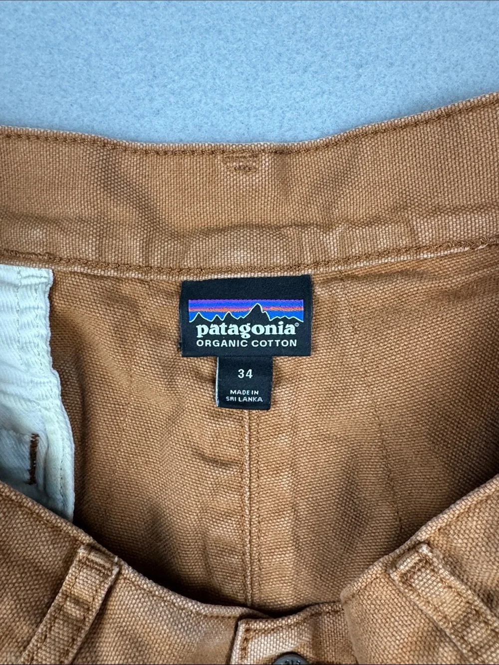 Patagonia Men's Flat Front Stand up Shorts - Rust Brown Size: 34